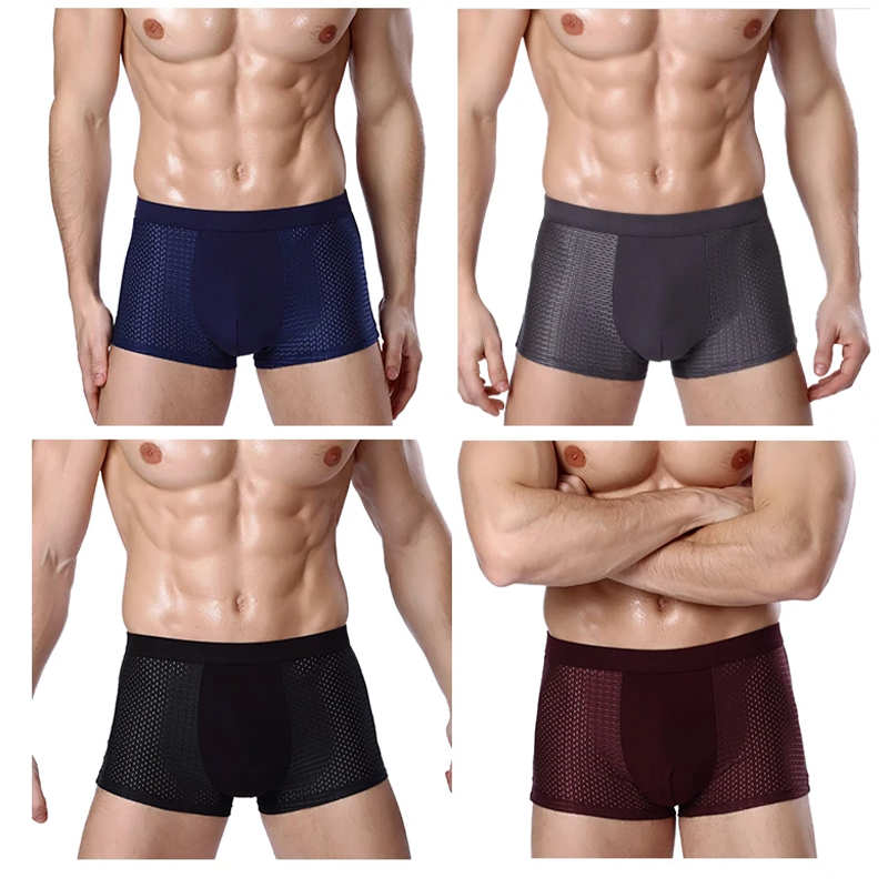 L-8XL Plus Banboo Fiber Men Un - Boxer Shorts Modal reseña y precio