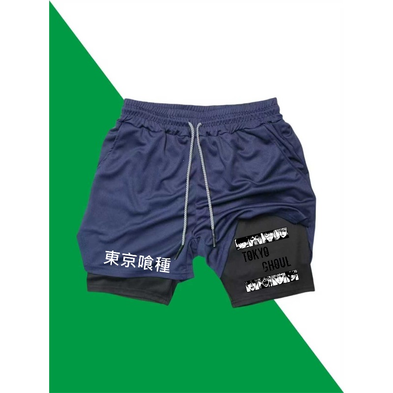 Tokyo Ghoul Print 2in1 Running - Compression Shorts Athletes reseña y precio