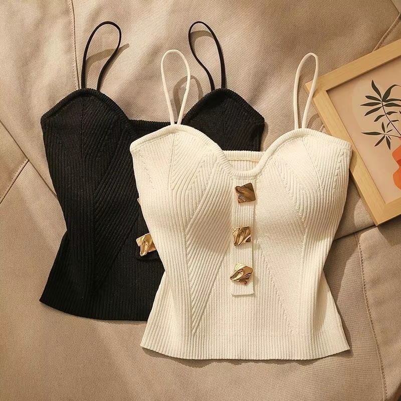 Summer Knit Suspender Women Fr - Suspender Tank Top reseña y precio