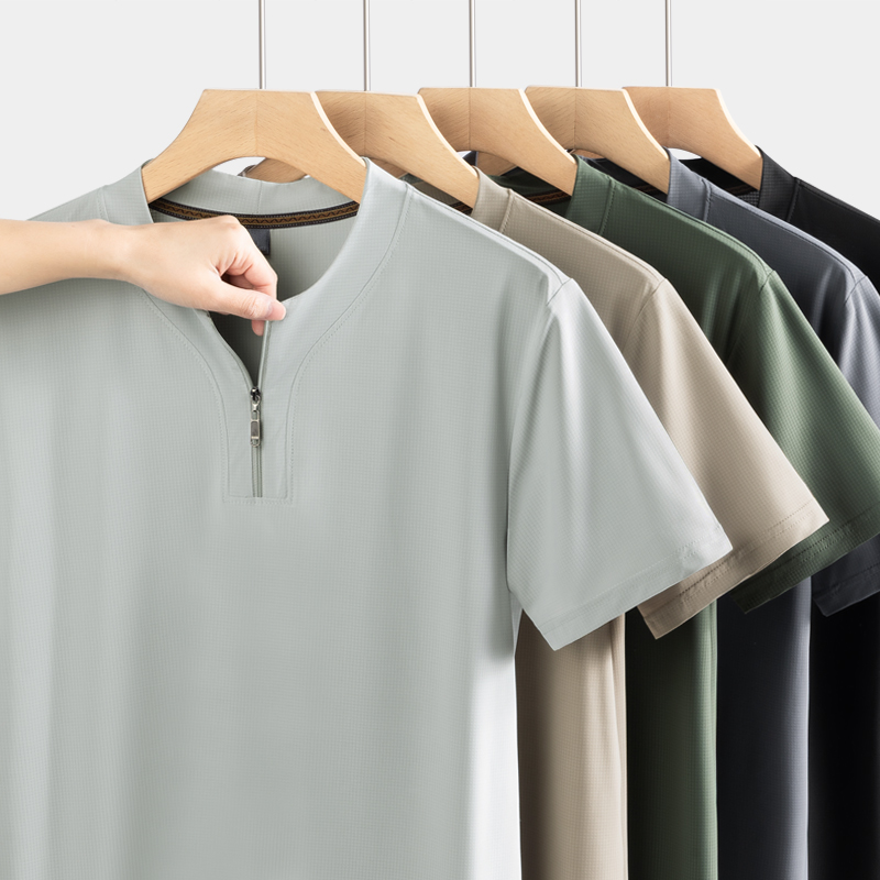 Big Size 9XL Men's Ice Silk He - T Shirt Tight Fit reseña y precio