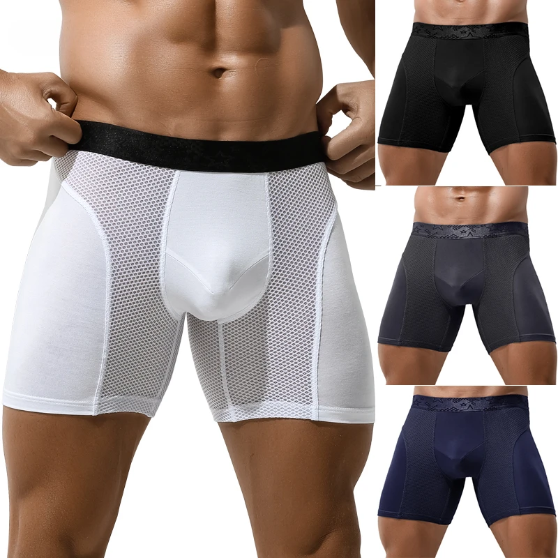 Men’s Total Support Pouch Boxe - Long Leg Trunk Men reseña y precio