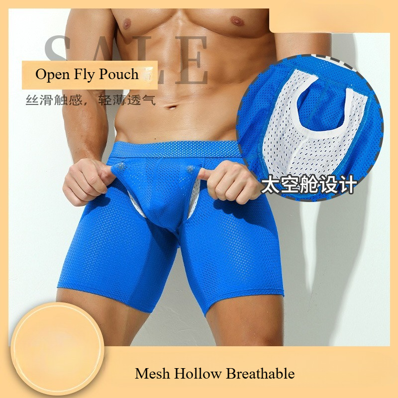 Supportive Open Fly Front Boxe - Mesh Sport Boxer reseña y precio