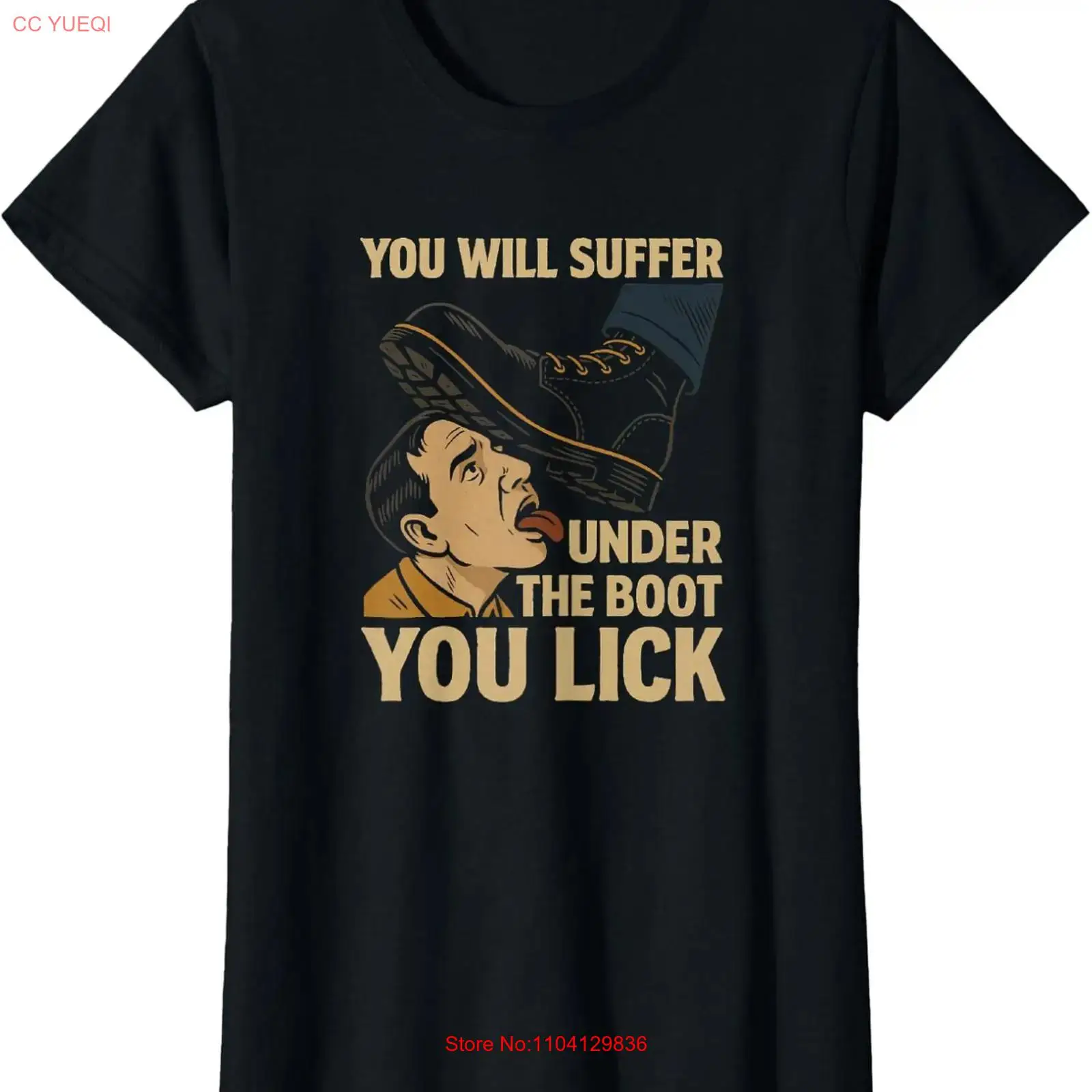 You Will Suffer Under The Boot - Undershirt Crew Neck reseña y precio
