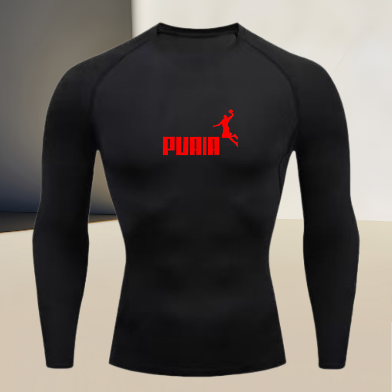 Men's long sleeved round neck  - T Shirt Tight Fit reseña y precio