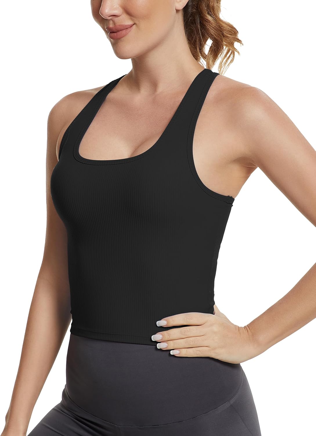 MathCat Ribbed Workout Tank To - Tank Top Ribbed reseña y precio