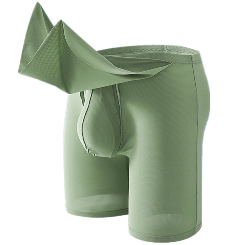 Men Underwear Cueca Solid Ice  - Long Leg Trunk Men reseña y precio