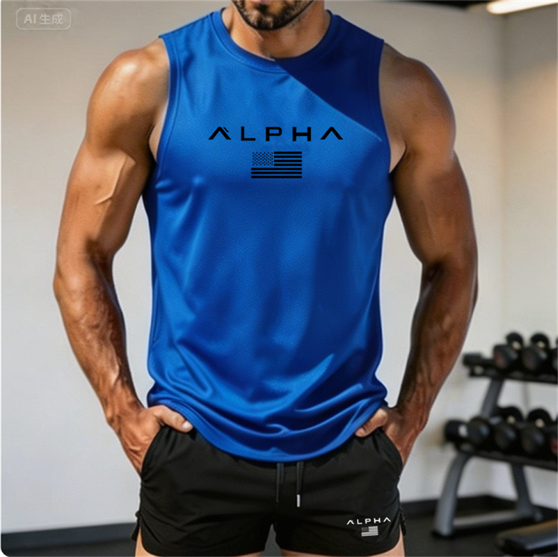 2026 Alpha Men's Printed Round - Undershirt Crew Neck reseña y precio