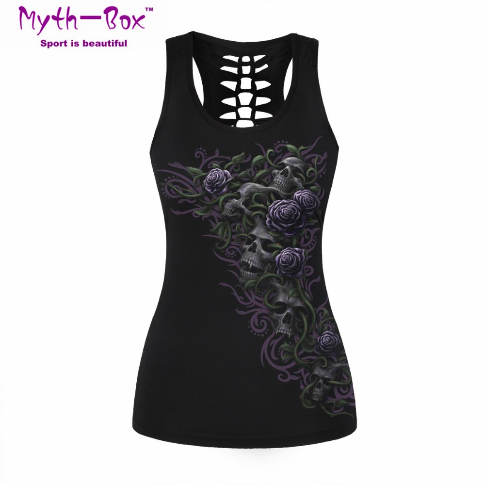 Women Sport Vest Bad Cat Print - Sleeveless Undershirt reseña y precio