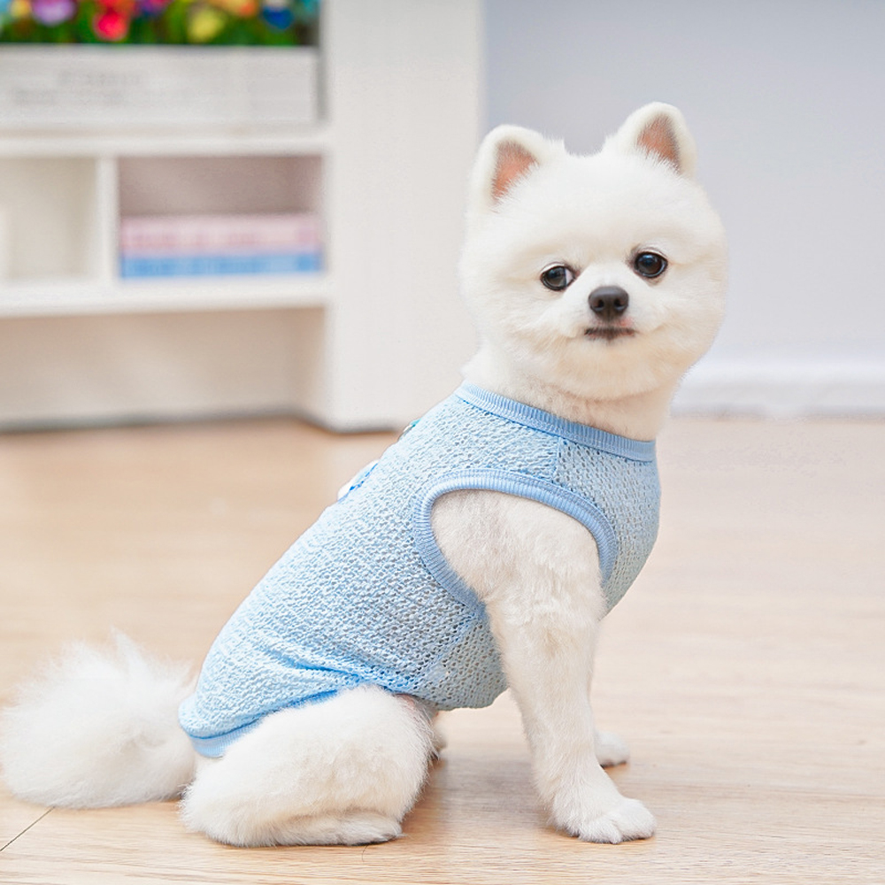 Cute Dog Cooling Vest Solid Br - Sleeveless Undershirt reseña y precio