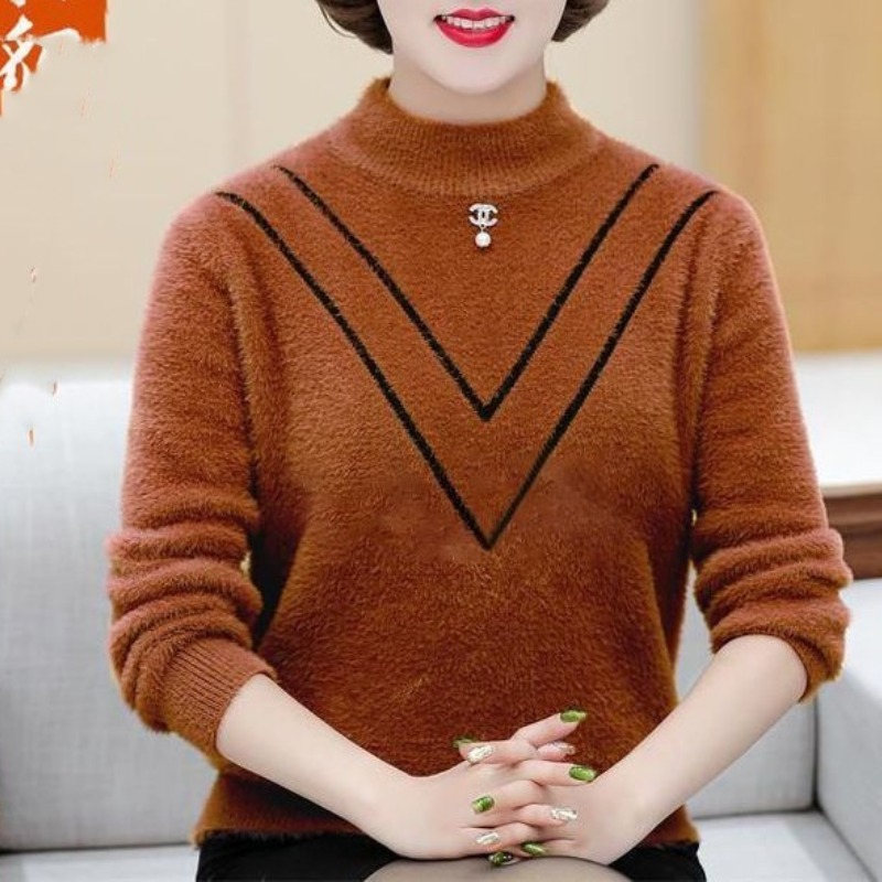 Women's Autumn Winter Solid Fl - Undershirt Crew Neck reseña y precio