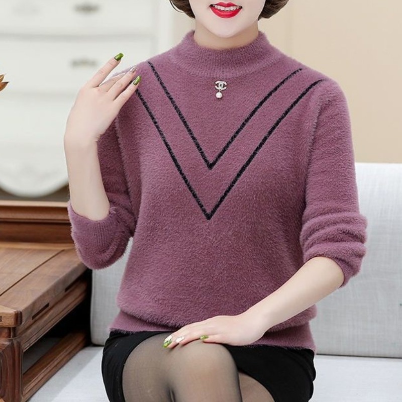 Women's Autumn Winter Solid Fl - Undershirt Crew Neck reseña y precio