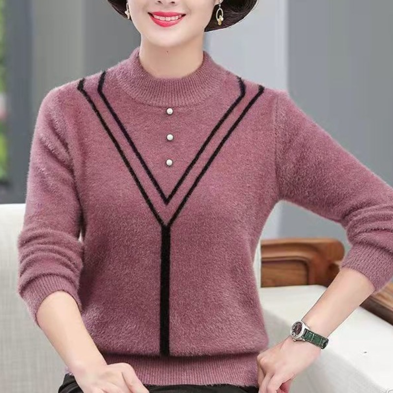 Women's Autumn Winter Solid Fl - Undershirt Crew Neck reseña y precio