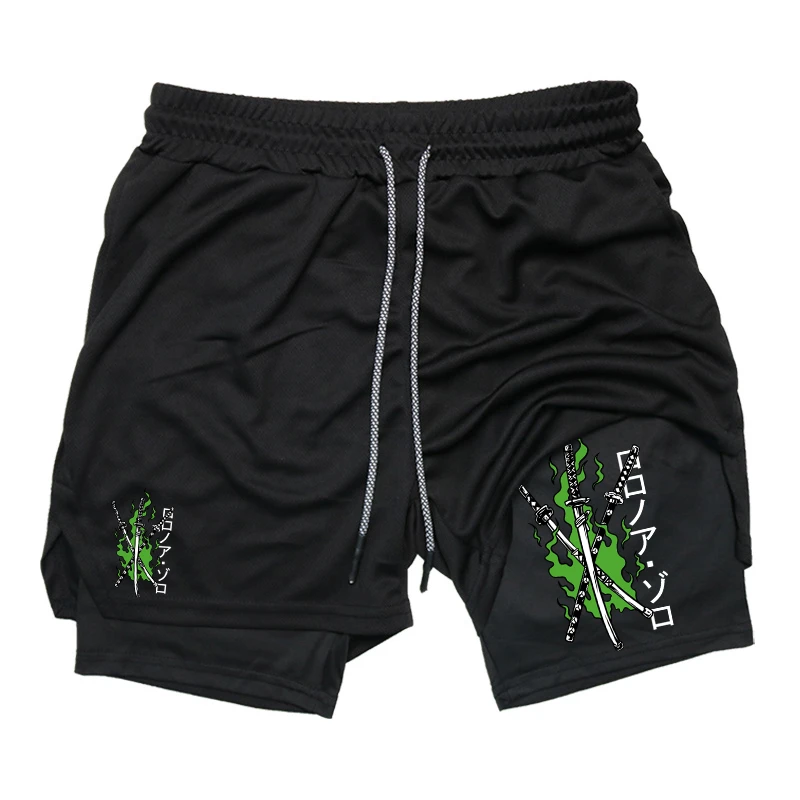 Print 2 in 1 Running Shorts fo - Compression Shorts Athletes reseña y precio
