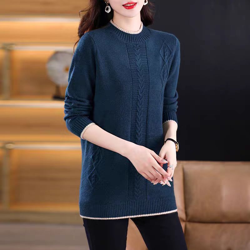Fashion Round Neck Knitted Jum - Thermal Long John reseña y precio