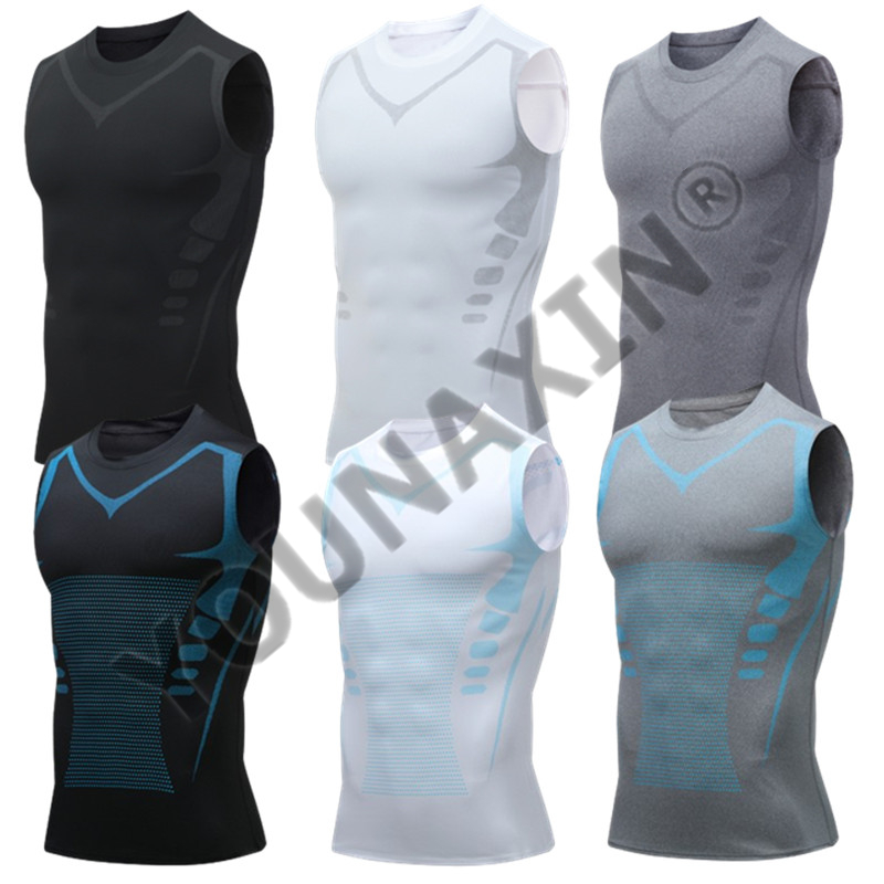 3 Pieces Men's Sleeveless T-Sh - T Shirt Tight Fit reseña y precio