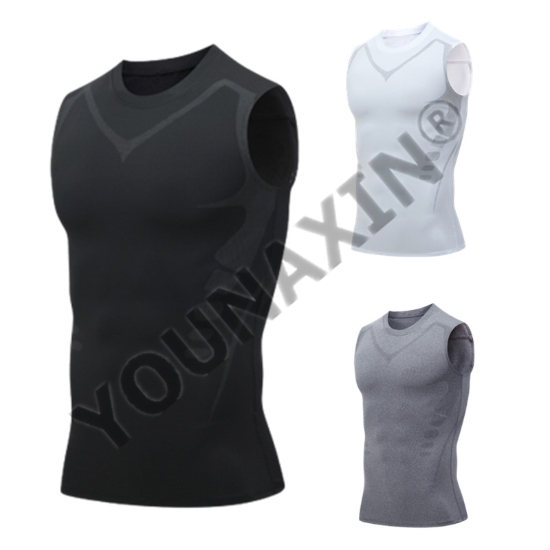 3 Pieces Men's Sleeveless T-Sh - T Shirt Tight Fit reseña y precio