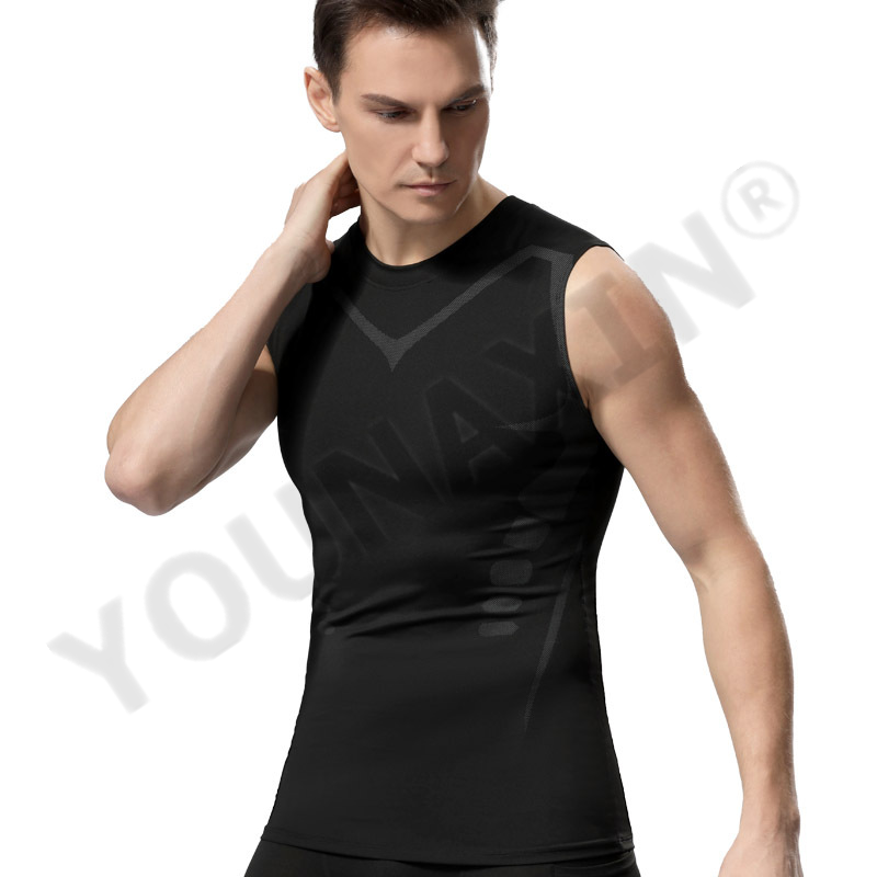 3 Pieces Men's Sleeveless T-Sh - T Shirt Tight Fit reseña y precio
