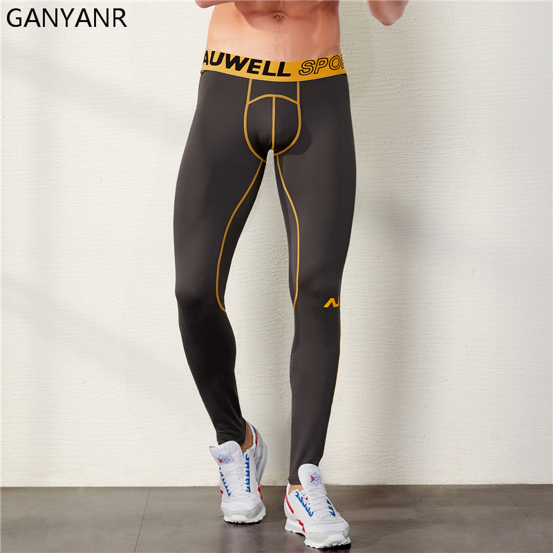 GANYANR Running Tights Men Spo - Compression Long Pant reseña y precio