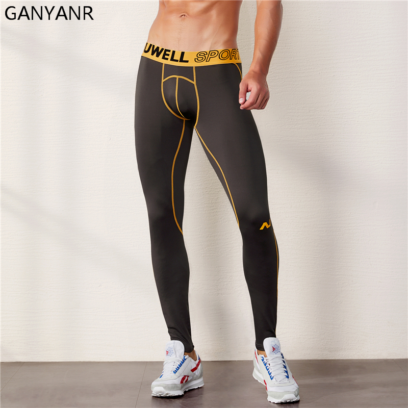 GANYANR Running Tights Men Spo - Compression Long Pant reseña y precio
