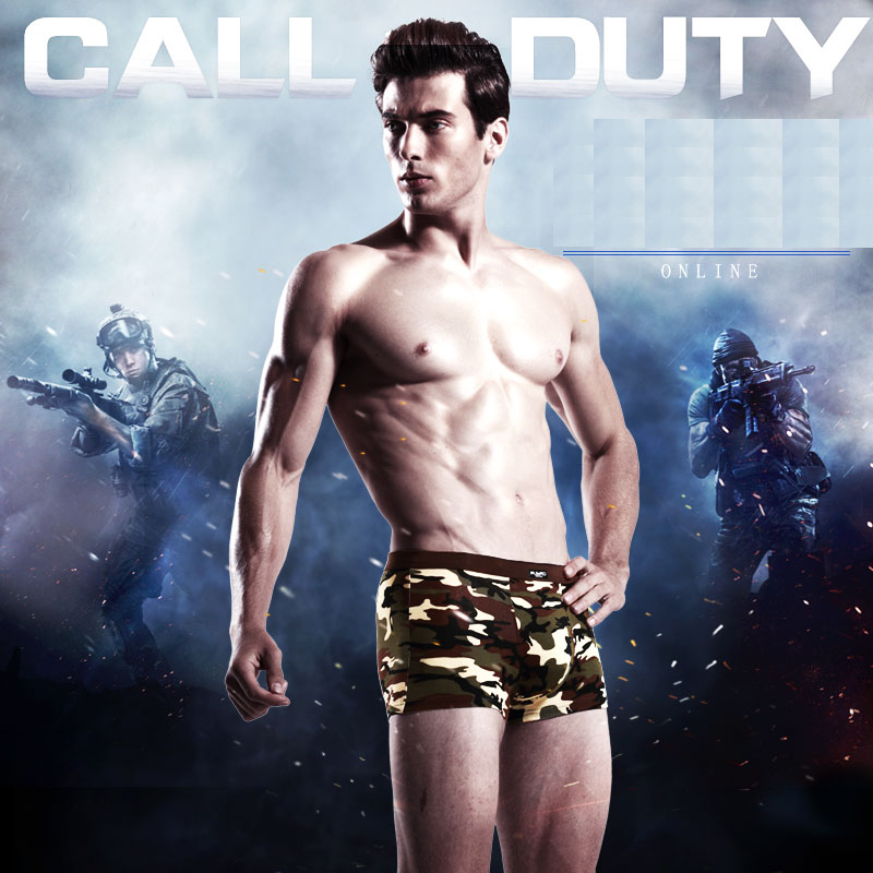 4pcs/lot Camouflage Boxer Men  - Multi Pack Underwear reseña y precio