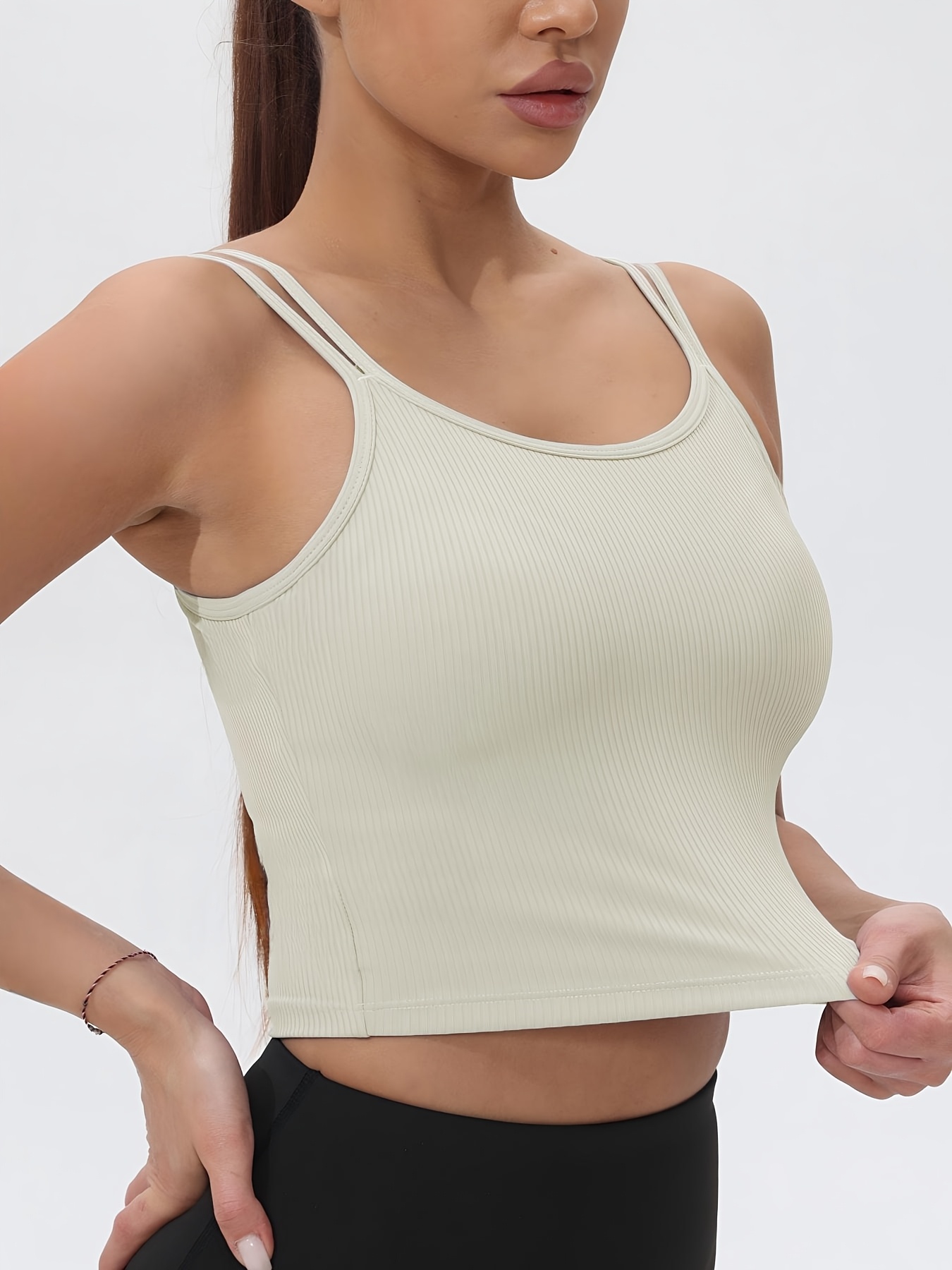 Fitfemme Women's Ribbed Sleeve - Tank Top Ribbed reseña y precio