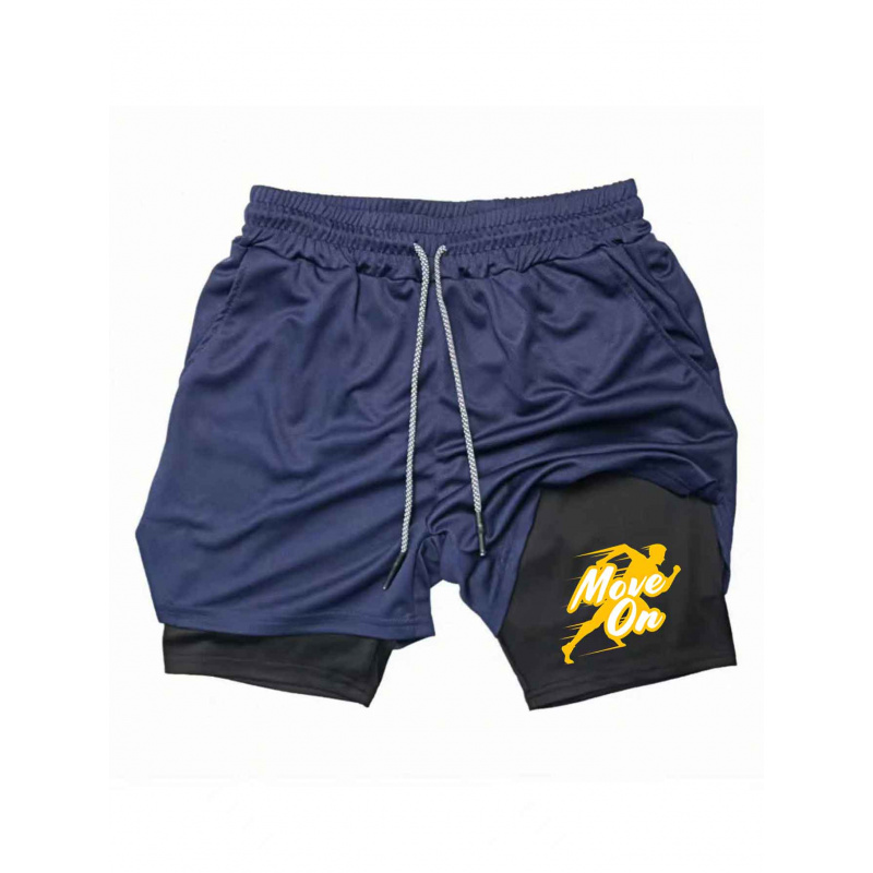 Summer Breathable Two-in-one D - Compression Shorts Athletes reseña y precio