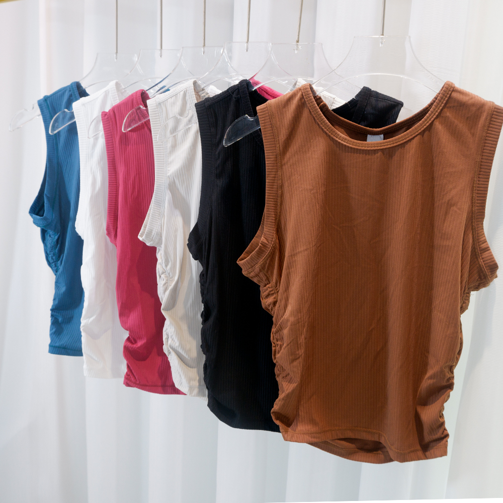 Summer Yoga Wear Ribbed Tank T - Tank Top Ribbed reseña y precio